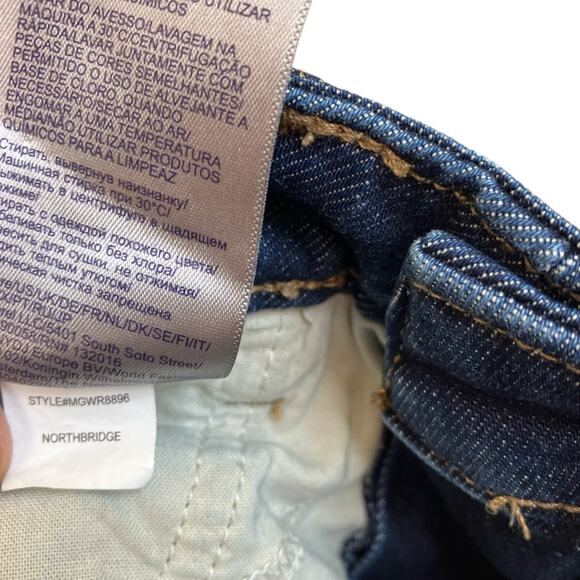 NYDJ Sz 6 Mia Palazzo Jeans in Northbridge Dark Wash Wide Leg High Waist Stretch - Picture 14 of 16